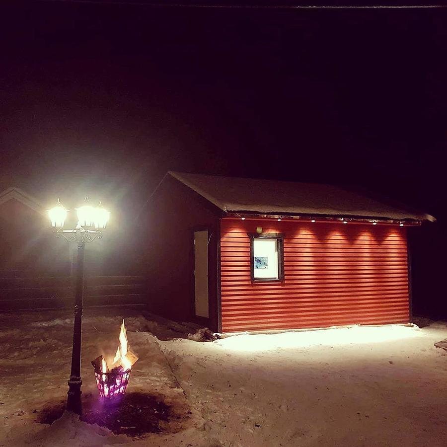 Camp Caroli Wooden Cabins Jukkasjärvi Εξωτερικό φωτογραφία